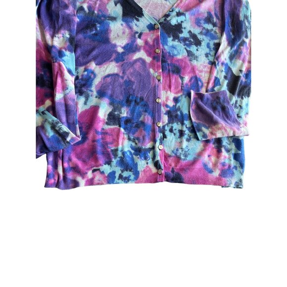 🧡💚💙Jones New York  Collection Women Tie Dye Sweater  PL🧡💚💙 - Picture 4 of 9